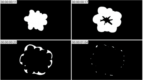 AE模板 卡通烟雾元素 Cartoon Smoke Elements Pack 08