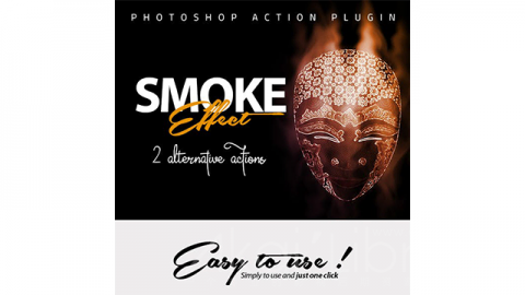 PS动作 烟雾效果Smoke Effect Photoshop Action