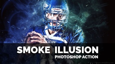 PS动作 烟雾幻觉Smoke Illusion Photoshop Action