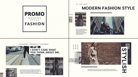 AE模板 时尚宣传 Stylish Fashion Promo