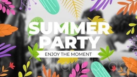 AE模板 MG标题 Summer Title Elements