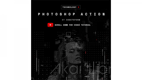 PS动作-科技Technology 3 Photoshop Action