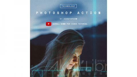 PS动作-科技Technology Photoshop Action