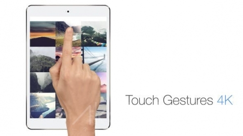 AE模板 触摸手势4K Touch Gestures 4K