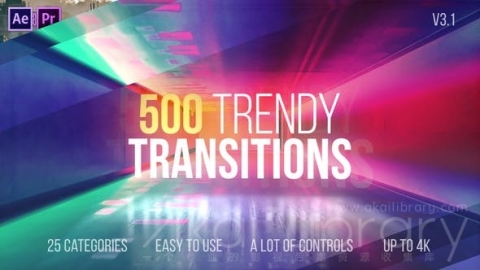AE模板 过渡包 Transitions v3.1
