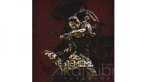 PS动作-文字拼贴Type01 Photoshop Action