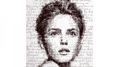 PS动作-排版草图Typographic Sketch Photoshop Action