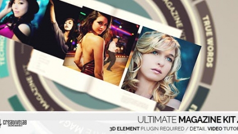 AE模板 终极杂志套装4K Ultimate Magazine Kit 4K