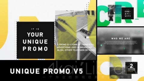 AE模板 独特的促销企业演示 Unique Promo v5  Corporate Presentation