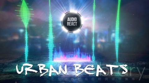 AE模板 城市节拍 音频反应 Urban Beats   Audio React