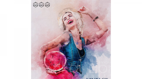 PS动作-复古泼墨Vintage Splashed Photoshop Action