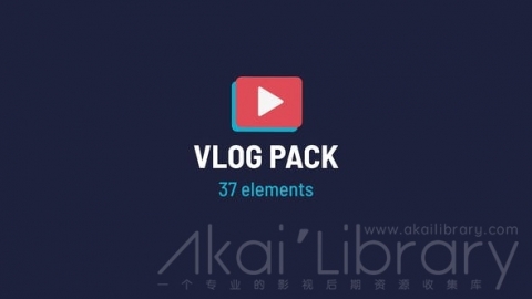 AE模板 MG标题 Vlog Pack