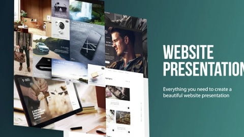 AE模板 网站演示 Website presentation
