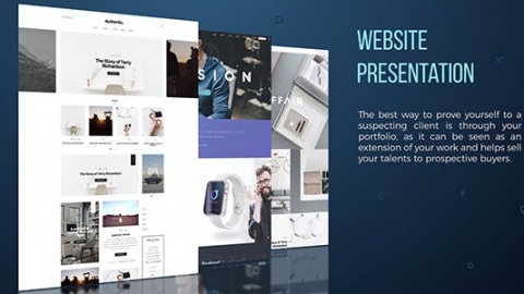 AE模板 网站演示 Website Presentation