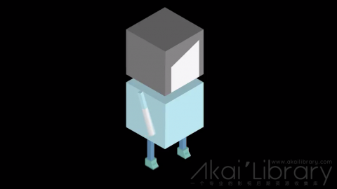 AE模板 小孩等距角色 Lopo   Isometric Explainer Kit Character 01