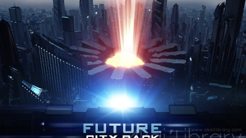 E3D模型：未来城市模型包Future City Pack WIN MAC+使用教程
