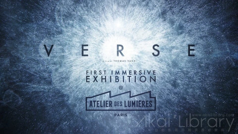 视频素材 1080P抽象创意视频VERSE   Trailer ( Exposition Immersive @ L’Atelier des Lumières )