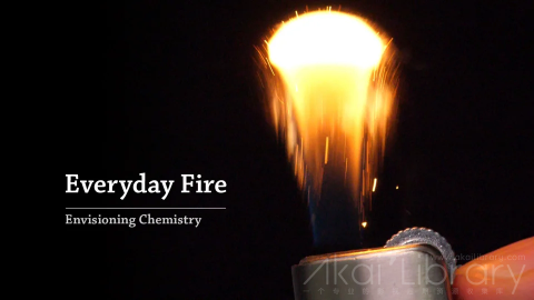 视频素材 1080P科学反应创意视频Envisioning Chemistry  Everyday Fire (in Slow Motion)