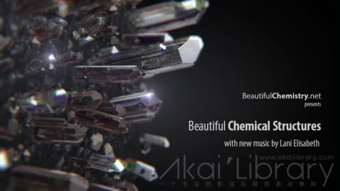 视频素材 1080P科学分子实验创意视频Beautiful Chemical Structures