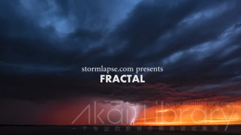 视频素材 4K风云变幻龙卷风自然风光延时宣传片FRACTAL   4k StormLapse