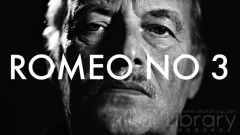 视频素材 4K黑白人物抽雪茄抽烟特写创意视频  Romeo No 3   FilmConvert B&W version Blackmagic 4k