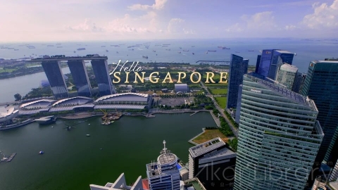 视频素材 4K新加城市风光宣传片Hello Singapore  Time Lapse Flow Motion   4K