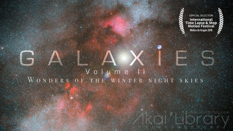 视频素材 4K星空自然风光延时宣传片GALAXIES Vol. II  wonders of the winter night skies   4K