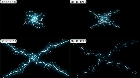 AE模板 手绘闪电能量转场 Handy Electric Transitions After Effects 05