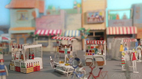 创意参考视频 定格动画创意短片Startup Market Batumi   Stop motion animation