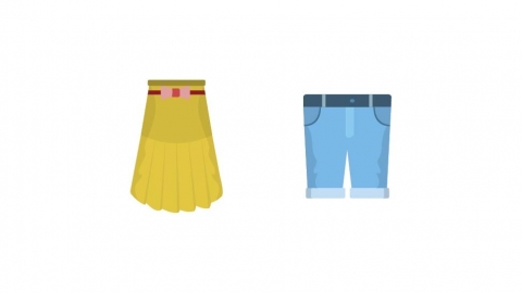 图片素材 扁平裙子短裤衣服 15