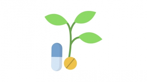 图片素材 扁平药物中药保健医疗 2