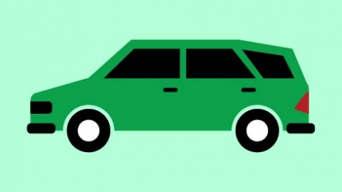 图片素材 扁平车辆轿车 05