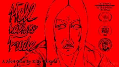 创意参考视频 手绘动画创意短片Hell Hath No Furie