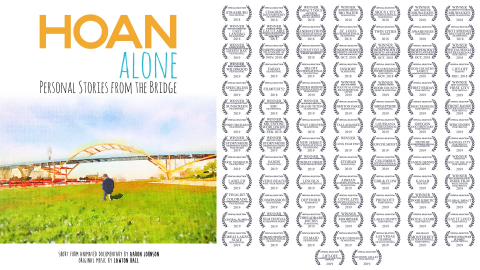 创意参考视频 手绘动画创意短片Hoan Alone  Personal Stories from the Bridge