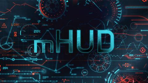 AE模板 图形界面包装用户界面屏幕高科技 HUD界面元素 mHUD