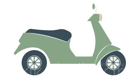 图片素材 扁平电动车