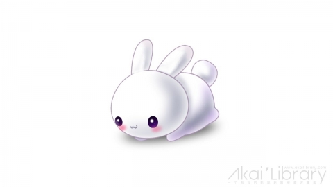 AE模板 卡通兔子可爱表情花字弹幕元素-2