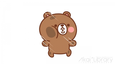 AE模板 卡通熊可爱表情花字弹幕元素-1