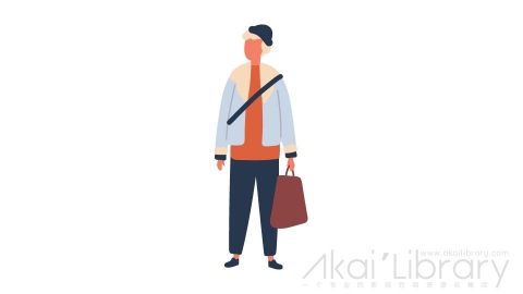 图片素材 扁平男人插画卡通日常角色人物-11