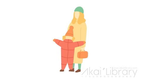 图片素材 扁平母子妈妈孩子插画卡通日常角色人物-31