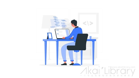 图片素材 程序员工作编程办公插画扁平场景