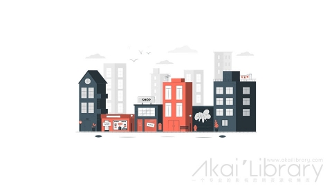图片素材 疫情期间闭店关门停业插画扁平场景