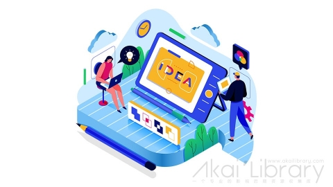 图片素材 等距设计办公插画立体场景-5