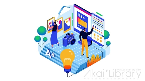 图片素材 等距设计办公插画立体场景-7