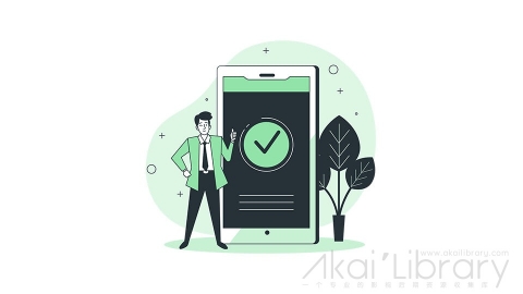 图片素材 已确认密码正确登录成功解锁线条扁平场景