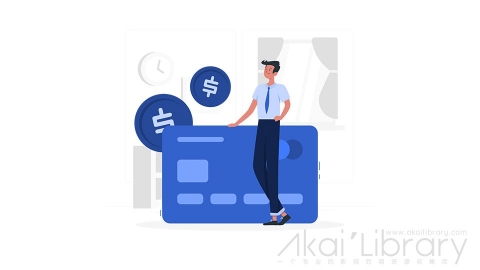 图片素材 信用卡金融储蓄插画扁平场景