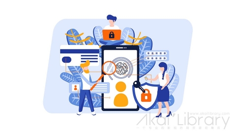 图片素材 扁平网络安全互联网科技场景-22