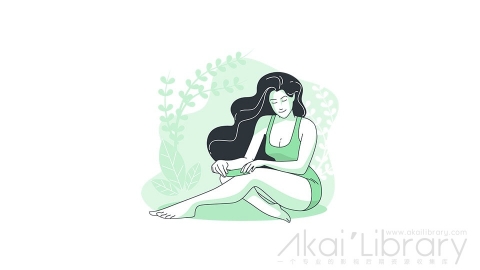 图片素材 脱毛刮毛插画扁平场景