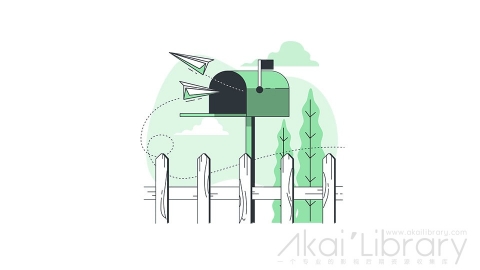 图片素材 邮件信箱收件箱插画扁平场景