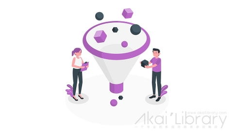 图片素材 漏斗过滤筛选插画等距立体场景